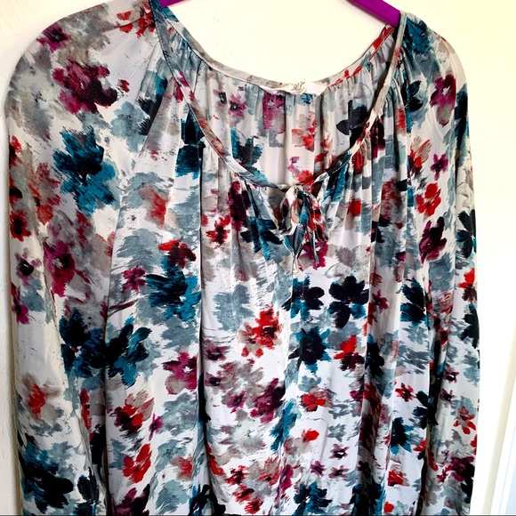 Jack Womens jewel toned blouse with front tie - Picture 4 of 5